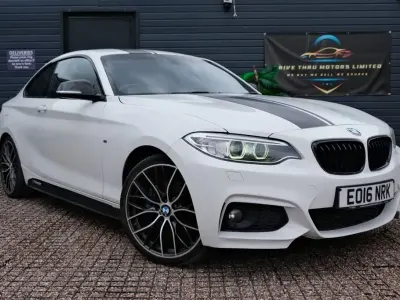 Usado BMW 220 M Sport 190 CV (139 kW) 2016 Blanco Coupe