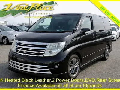 Used Nissan Elgrand 2008 Black MPV