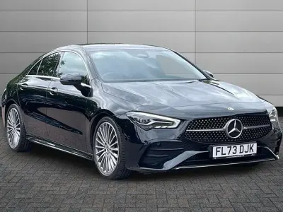 Used Mercedes CLA180 AMG Line Premium 148 HP (108 kW) 2023 Black Coupe