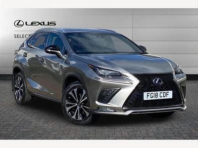 Used Lexus NX300h Sport Line 197 HP (144 kW) 2018 Sonic titanium SUV