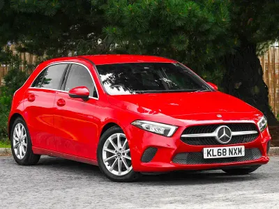 Used Mercedes A180 116 HP (85 kW) 2019 Red Hatchback