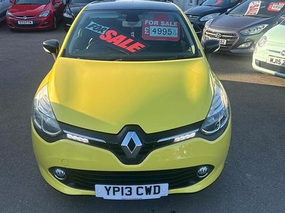 Used Renault Clio IV Dynamique 75 HP (55 kW) 2013 Yellow Hatchback