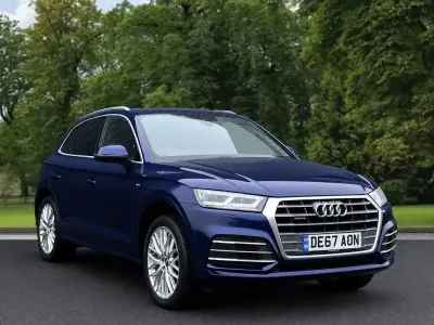Used Audi Q5 S-Line 190 HP (139 kW) 2017 Blue SUV