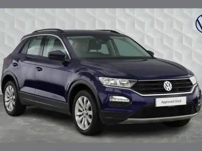 Used VW T-Roc SE 150 HP (110 kW) 2019 Blue SUV