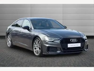 Usado Audi A6 Black Edition 204 CV (150 kW) 2020 Gris Berlina