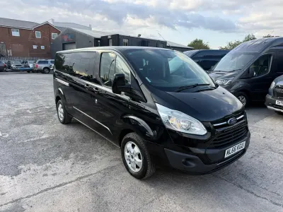 Used Ford Transit Custom Limited 130 HP (95 kW) 2016 Black Van