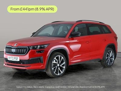 Red Used 2022 Skoda Kodiaq SportLine SUV | £26,659 (A bit pricey)