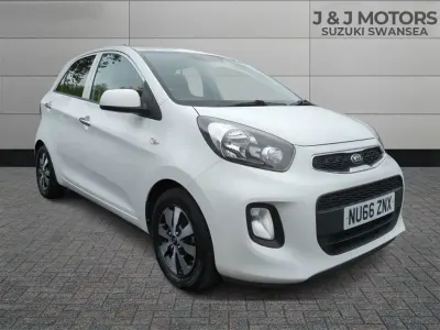 Used Kia Picanto 66 HP (48 kW) 2016 White Hatchback