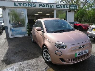 Used Fiat 500e Action 69 kW (95 HP) 2021 Gold Hatchback