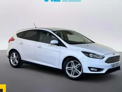 Used Ford Focus Titanium 101 HP (74 kW) 2017 White Hatchback