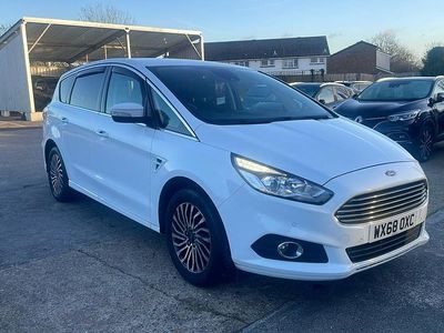 White Used 2018 Ford S-MAX Titanium MPV | £14,495 (A bit pricey)