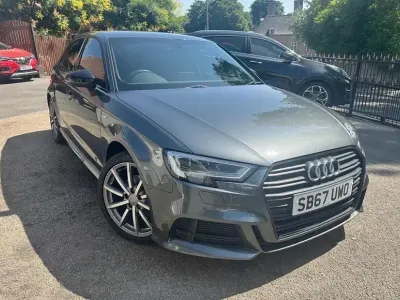 Used Audi A3 Black Edition 150 HP (110 kW) 2018 Grey Sedan