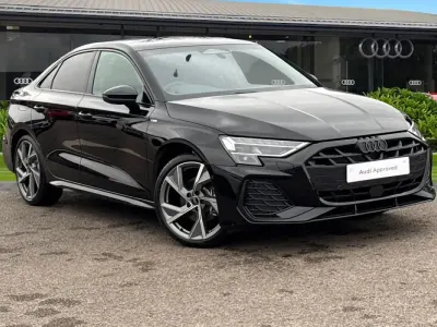 Used Audi A3 Black Edition 150 HP (110 kW) 2026 Black Sedan
