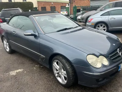Used Mercedes CLK280 Avantgarde 227 HP (166 kW) 2006 Blue Cabriolet