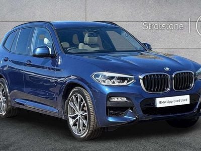 Begagnad BMW X3 M Sport 181 HK (133 kW) 2019 Blå SUV