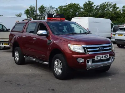 Used Ford Ranger Limited 200 HP (147 kW) 2014 Red Pickup