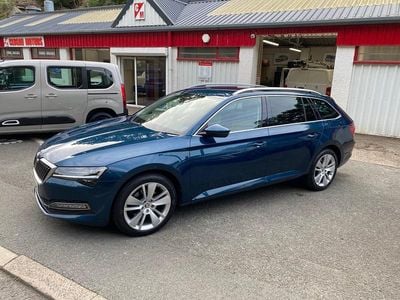 Used Skoda Superb SE L 150 HP (110 kW) 2020 Blue Estate