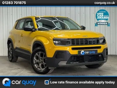 Used Jeep Avenger EV Longitude 53 kW (73 HP) 2024 Yellow SUV