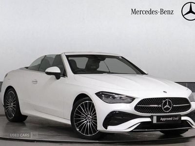 White Used 2025 Mercedes CLE300 AMG Line Premium Cabriolet | £53,995 (Fair price)