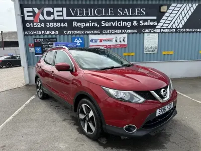 Used Nissan Qashqai N-TEC 110 HP (80 kW) 2016 Red SUV