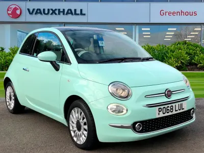 Used Fiat 500 Lounge 69 HP (50 kW) 2018 Green Hatchback