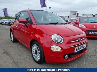 Used Fiat 500 Lounge 70 HP (51 kW) 2020 Red Hatchback