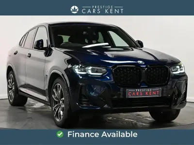 Used BMW X4 M Sport 190 HP (139 kW) 2022 Blue SUV