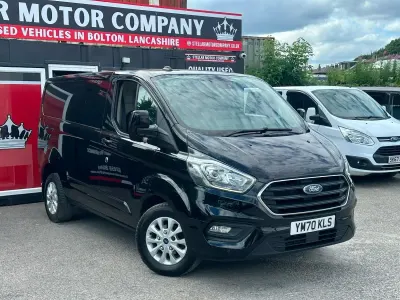 Used Ford Transit Custom Limited 130 HP (95 kW) 2020 Black Van