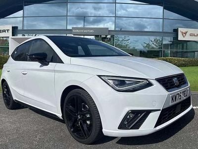 New Seat Ibiza Black Edition 113 HP (83 kW) 2025 White Hatchback