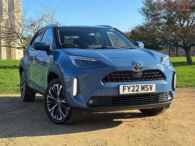 Urban blue Used 2022 Toyota Yaris Hybrid | £20,690 (Expensive)
