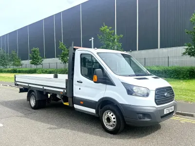 Used Ford Transit 130 HP (95 kW) 2018 White Cabriolet