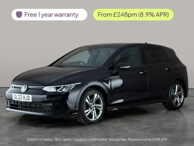 Used VW Golf VIII R-line 150 HP (110 kW) 2022 Black Hatchback