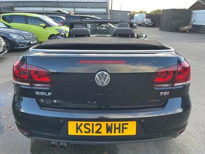 Used VW Golf Cabriolet GT 2012 Black Cabriolet