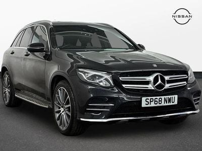 Black Used 2018 Mercedes GLC220 AMG line SUV | £20,200 (Fair price)