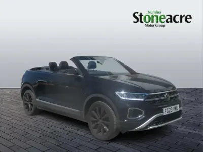 Używany VW T-Roc Cabriolet Style 108 KM (79 kW) 2023 Czarny Kabriolet