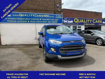 Used Ford Ecosport Titanium 2015 Blue SUV