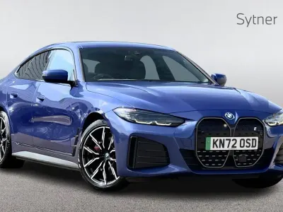 Used BMW i4 M Sport 246 kW (335 HP) 2022 Blue Sedan