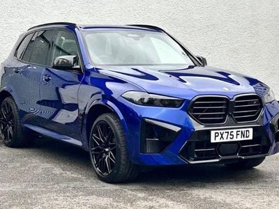 Blue New 2025 BMW X5 M Competition Edition SUV | £109,950 (Expensive)