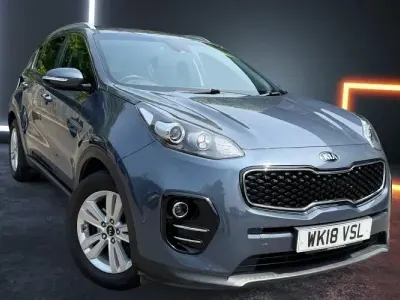 Used Kia Sportage 141 HP (103 kW) 2018 Blue SUV