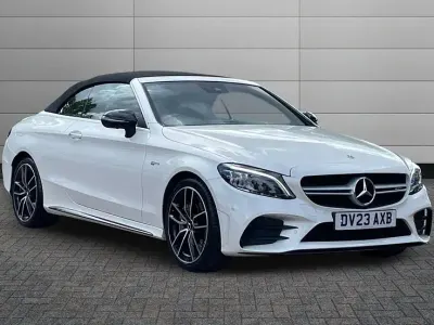 Used Mercedes C43 AMG Premium Plus 385 HP (283 kW) 2023 White Cabriolet