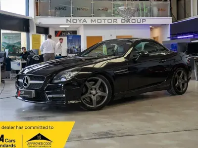 Used Mercedes SLK250 AMG 204 HP (150 kW) 2015 Black Cabriolet
