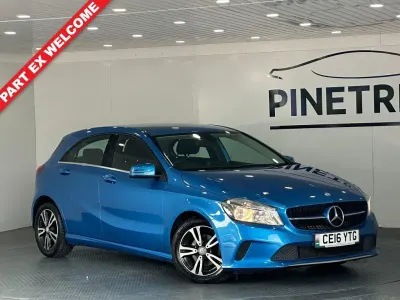Used Mercedes A180 SE 109 HP (80 kW) 2016 Blue Hatchback