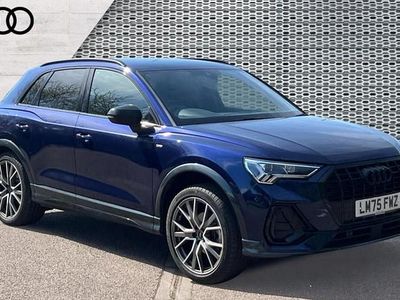 Begagnad Audi Q3 Black Edition 150 HK (110 kW) 2025 Blå SUV