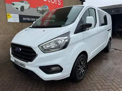 Used Ford Transit Custom Limited 130 HP (95 kW) 2022 White Van