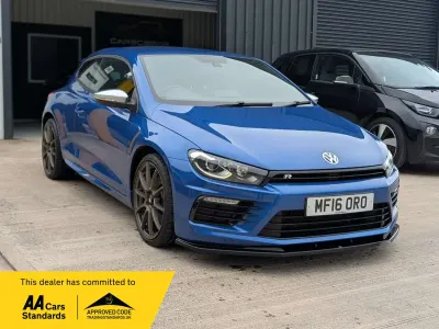 Used VW Scirocco R 280 HP (205 kW) 2016 Blue Coupe