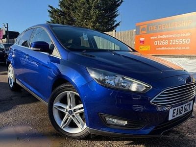 Blue Used 2017 Ford Focus Zetec Hatchback | £9,190 (Fair price)