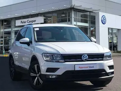 Używany VW Tiguan SE 150 KM (110 kW) 2018 Biały SUV