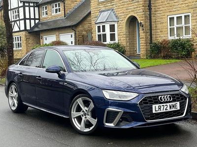 Used Audi A4 S-Line 150 HP (110 kW) 2022 Blue Sedan