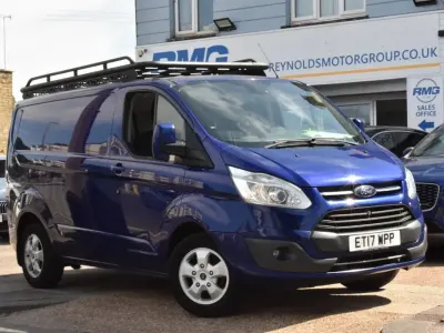 Used Ford Transit Custom Limited 130 HP (95 kW) 2017 Blue Van