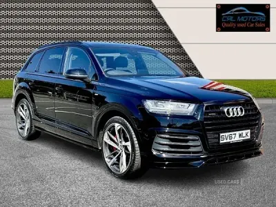 Used Audi Q7 S-Line 218 HP (160 kW) 2017 Black SUV